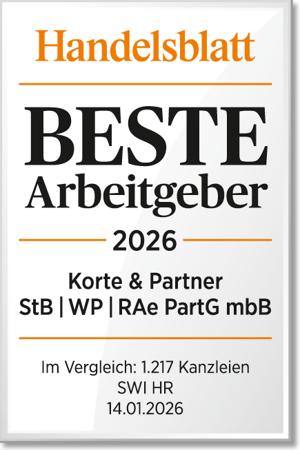 Handelsblatt Beste Arbeitgeber 2026 Korte und Partner Handelsblatt Beste Arbeitgeber 2026 Korte und Partner